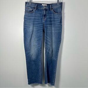 Hatch Denim Cropped Ankle Jeans